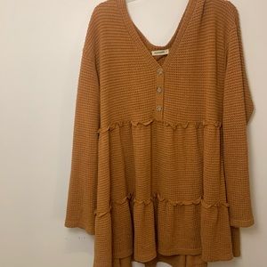 Knit Orange Sweater